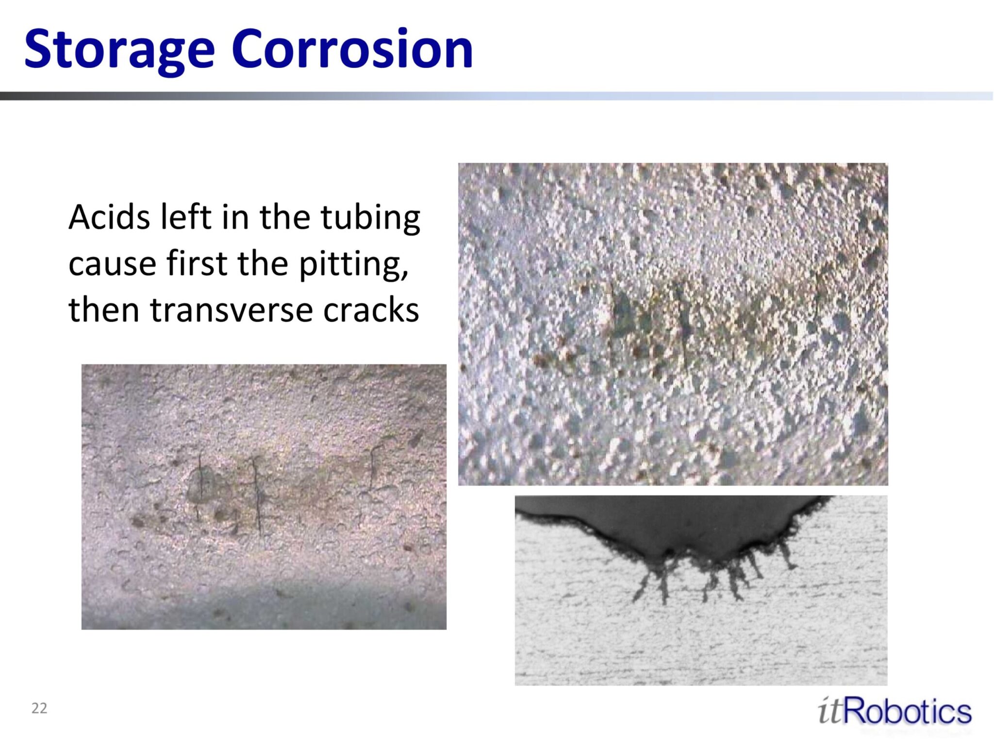 Storage Corrosion