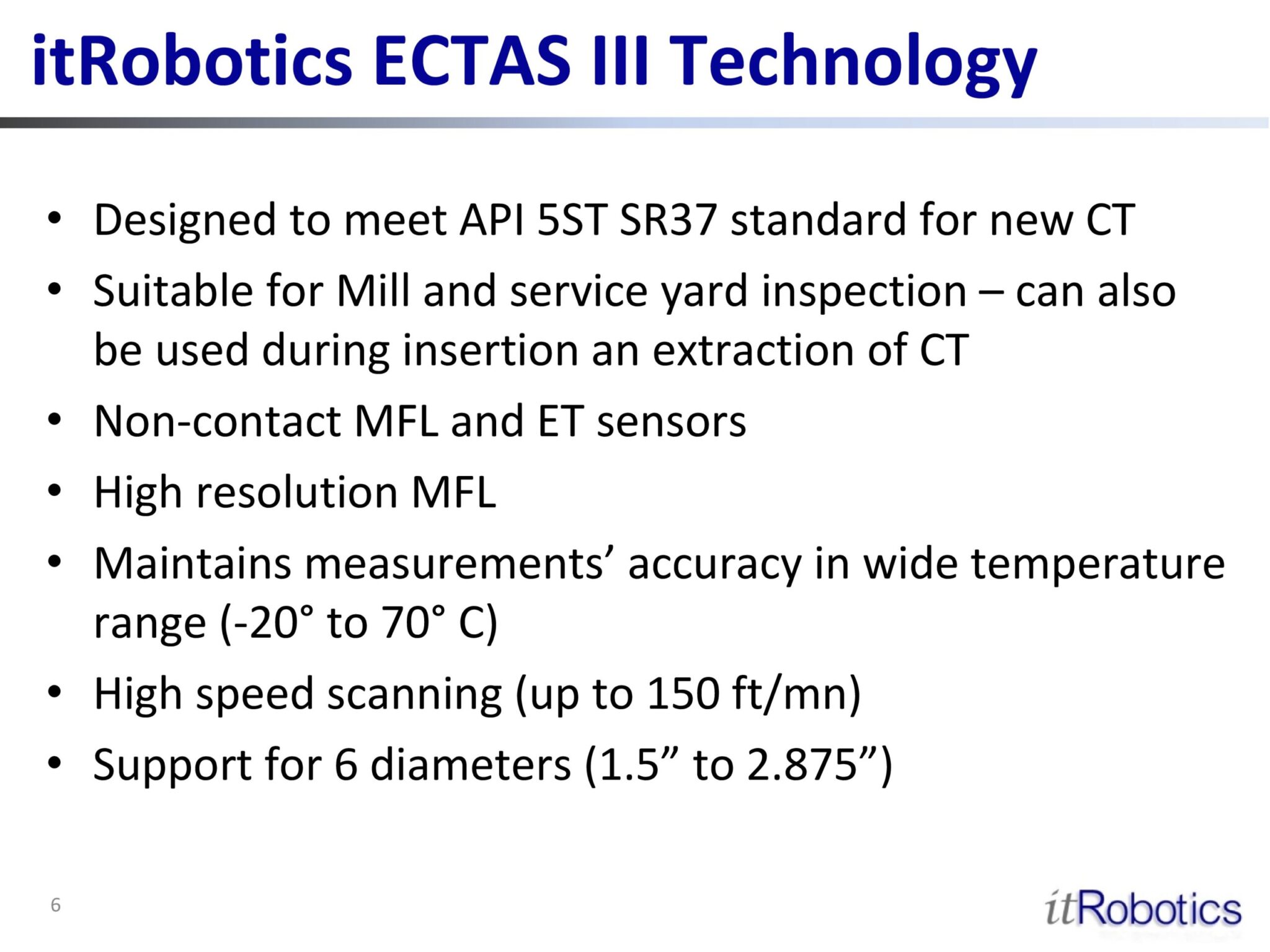 itRobotics ECTAS III Technology 2